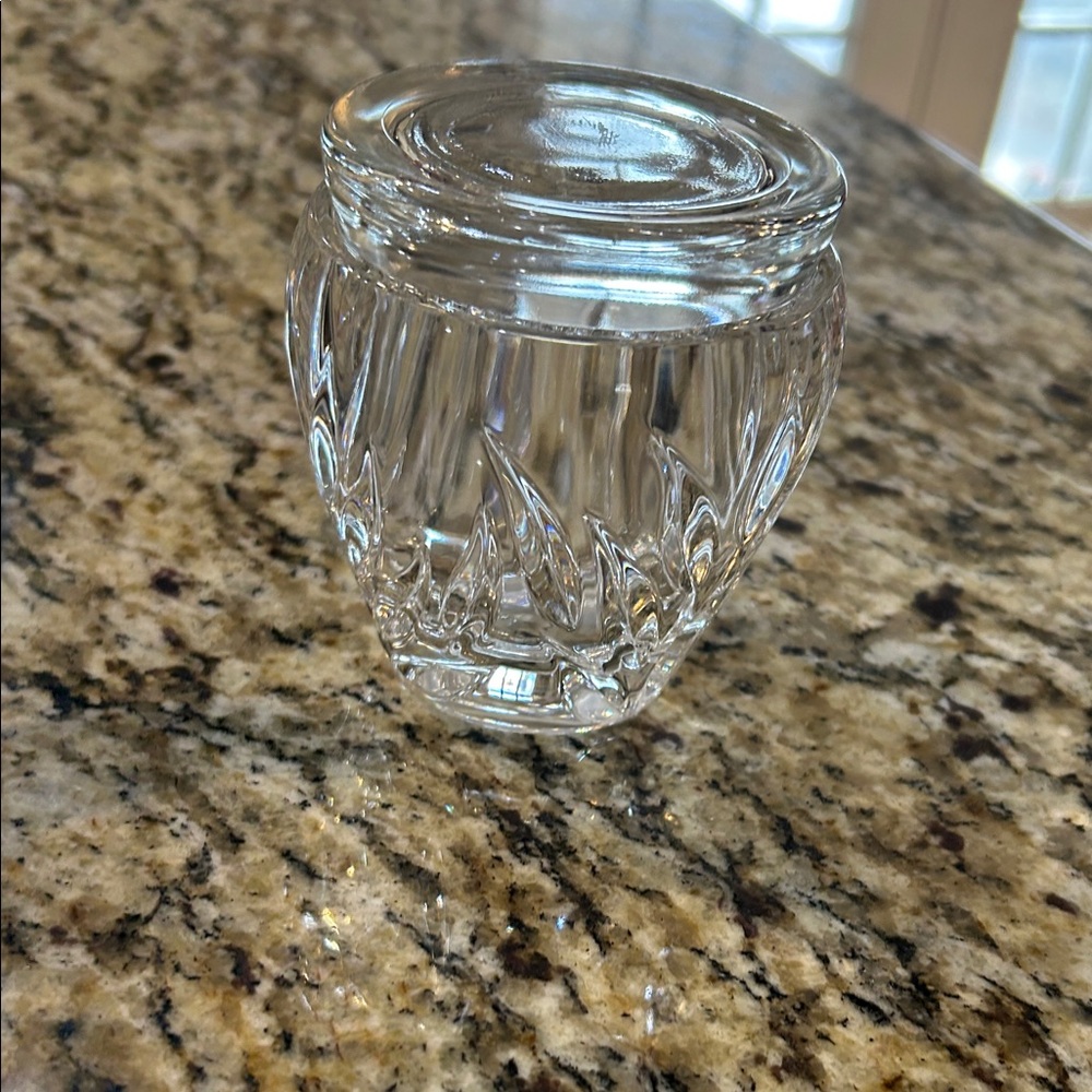 vintage Marquis Waterford crystal cookie or buscit jar - Picture 11 of 11